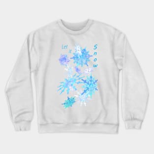 Gently Falling Snowflakes Crewneck Sweatshirt